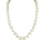 Ethereal Ivory White Southsea Saltwater Pearl Necklace 10-12mm