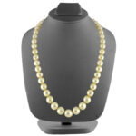 Tranquil Twilight Golden Southsea Saltwater Pearl Necklace 10-12 mm