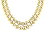 Golden Glimmer Southsea Saltwater Pearl Necklace 7mm
