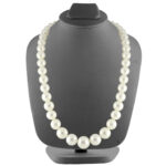 White Akoya Southsea Saltwater Pearl Necklace 11-12 mm