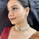 Haarshini Pearl Choker Necklace