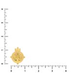 22KT Gadadevi Style Traditional Gold Pendants