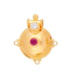 22KT Aashita Style Traditional Gold Pendants