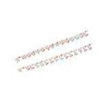 61.86 Grams Beautiful stones Silver Payal