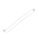 22 Grams Ruby Plain Silver Payal