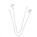 22 Grams Ruby Plain Silver Payal