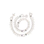 65 Grams Adira Enamel Silver Payal