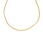 22KT 5.09 Grams Plain Gold Chains