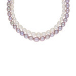 Pahal 2 Lines Pearl Necklace Set