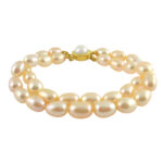 2 Strings Peach Pearl Bracelet