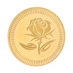 22kt 2 Grams Flower Gold Coin