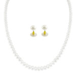 Milky White Pearl Set