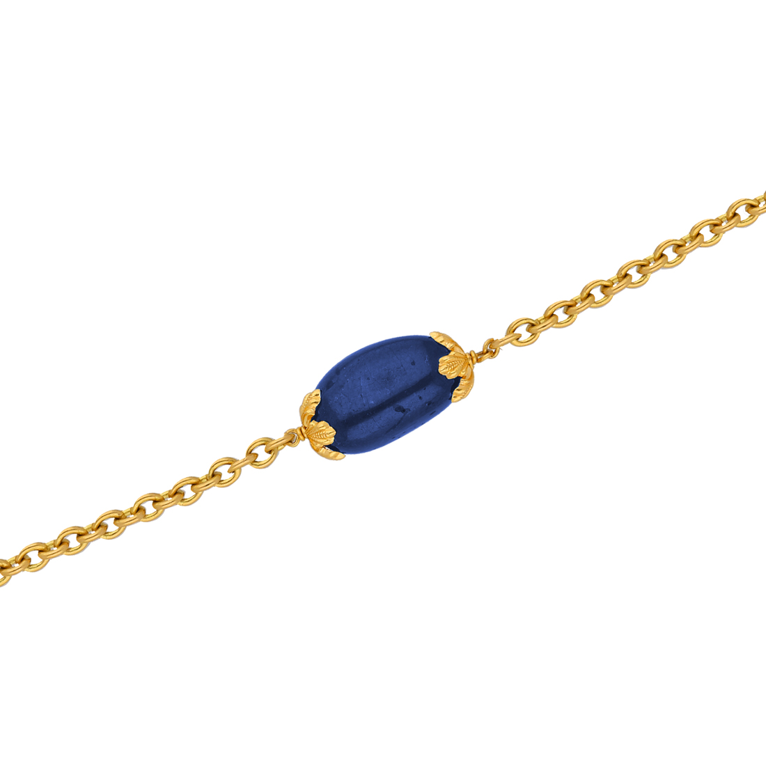 BUY 22kt Gold Blue Sapphire Bracelet Online