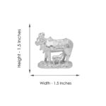 Silver Kamdhenu Cow With Calf