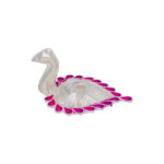 Peacock Silver Diya