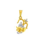 Om Mahabala Diamond Pendant