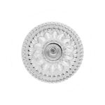 Floral Silver Pooja Diya By Sri Jagdamba Pearls