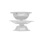 Designer Silver Pooja Diya By Sri Jagdamba Pearls