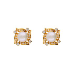 22KT Stud Style Classic Gold Earrings