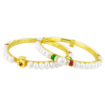 Amiable Pearl Bangles