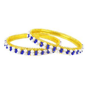 Blue Pearl Bangles