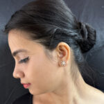 Ornate 925 Silver Stud Earrings