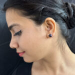 Ganga 925 Silver Stud Earrings