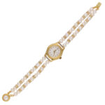 Two String Cz Pearl Watch