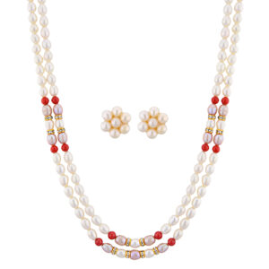Humiliating Pearl Necklace Set