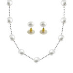 White Pearl Chain Set