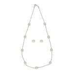 White Pearl Chain Set