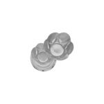 Floral Silver 2 Diya Stand