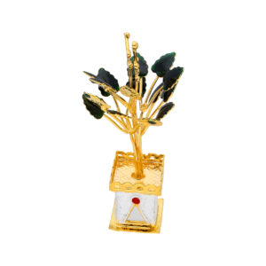 Pooja Golden Tulsi Silver Plant