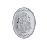 5 Grams 99.9% Ganesh Oval Silver Coin