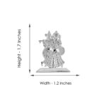 Silver Radha Krishan Idol