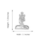 Om Namo Vishnu Narayana Silver Idol