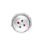 Silver Flower Kumkum Dabbi