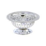 Flower Silver Diya