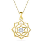 18 kt Gold Sitara Diamond Pendent