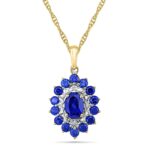 Precious Blue Sapphire Pendant