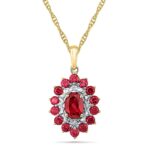 Modest Ruby Pendant