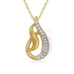 Soft-Hearted Diamond Pendant
