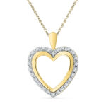 18 Kt Gold Day Sweet Love Diamond Pendant