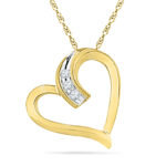 18 kt Happy Heart Diamond Pendent