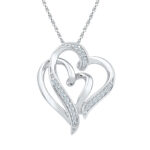 2soul 1heart Diamond Pendant