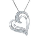 Heart Beat Diamond Pendant