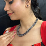 2 Line Grey Pearl Set