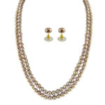 2 String Peach Pearl Set