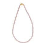 4-5 Mm Peach Button Pearl Set