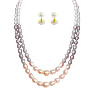 Splendid 2 Lines Pearl Set